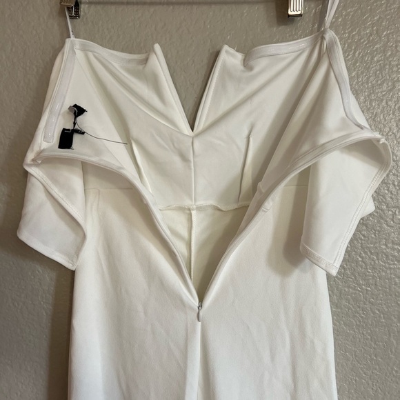 Power of Love White Strapless Jumpsuit - Picture 7 of 8